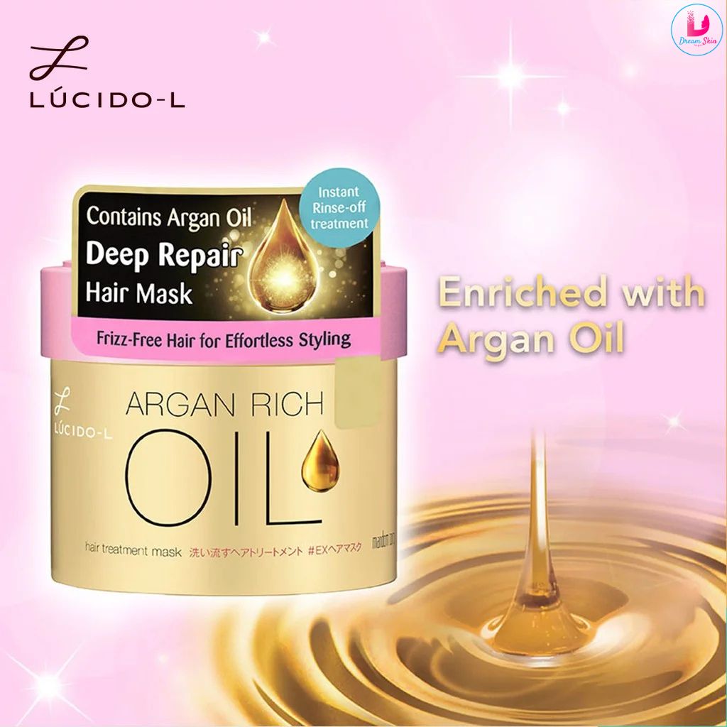 Mandom Lucido L Argan Rich Hair Treatment Mask [220g] 